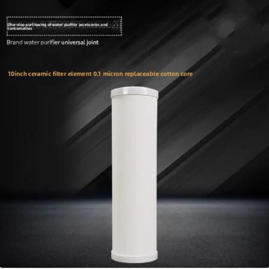 Household water purifier 10-inch direct drinker filter element can be repeatedly scrubbed Diatomaceous earth ceramic core