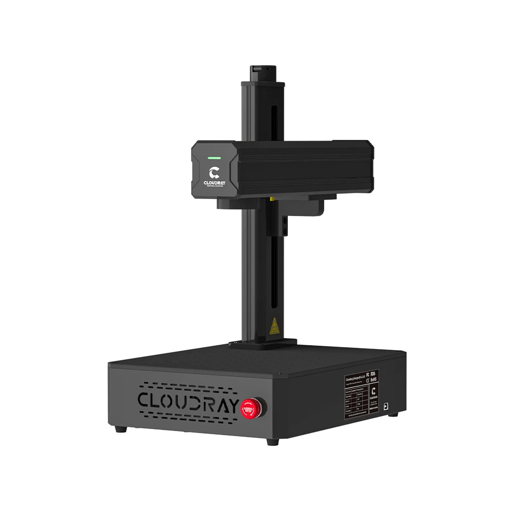 Cloudray 30W 50W Portable Fiber Laser Marking Machine Easymarker-FM1 110*110mm DIY Marking Gift Metal Jewelry Gold Engraving