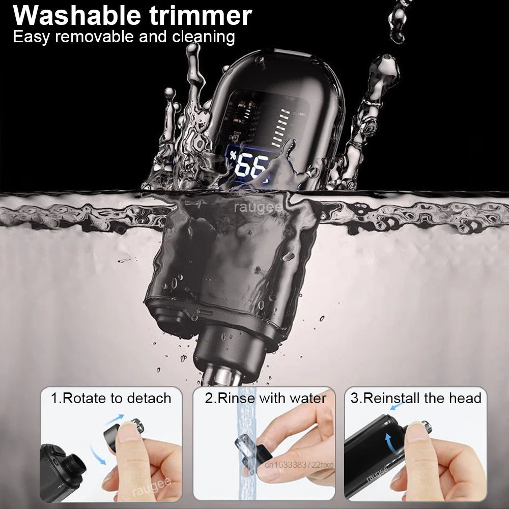 Nose Hair Trimmer for Men Portable Mini Nose Hair Remover USB Rechargeable Trimmer for Nose and Ears Electric Nose Hair Cutter