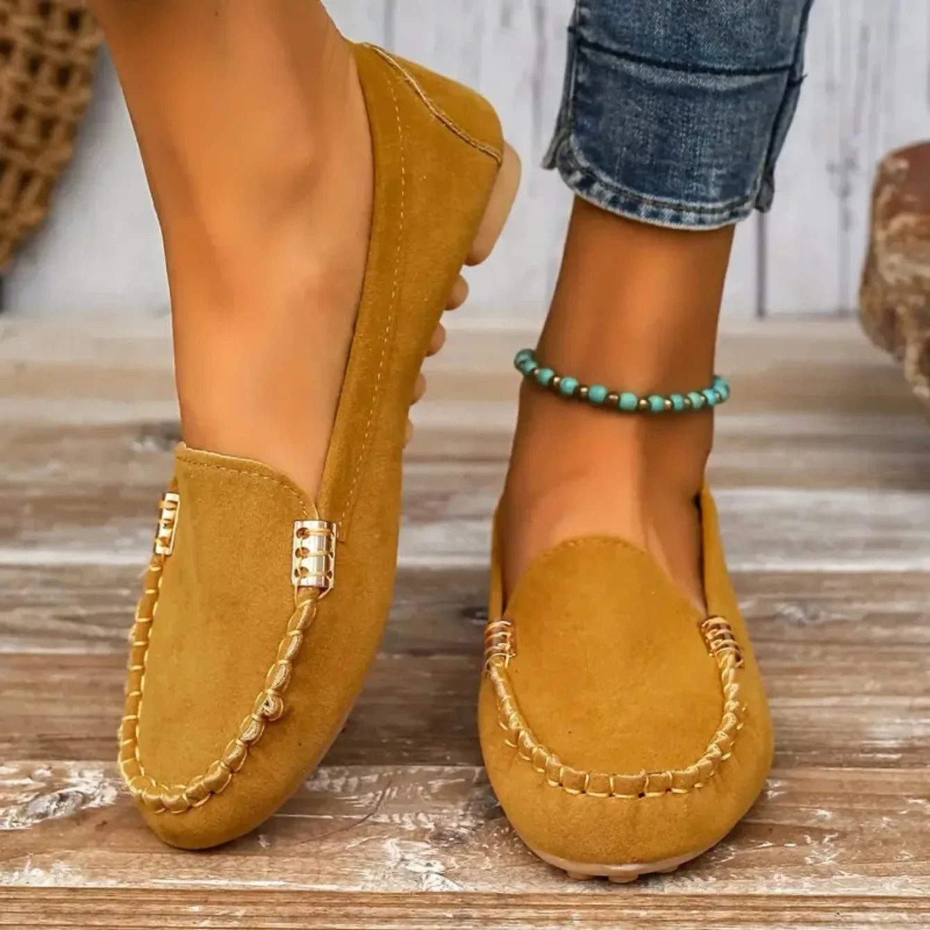 Women Flats Spring Autumn Wear-resisting Loafers Casual Fashion Single Shoes Non-slip Soft Flat Sneakers Women Zapatos De Mujer