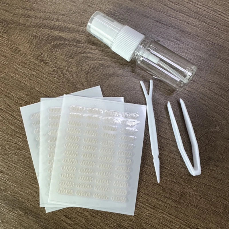 Natural Eye-Lift Mesh-Lace Transparent Invisible Self-adhesive Eyelid Tapes Stickers Women Invisible Double-fold Eyelid Stickers