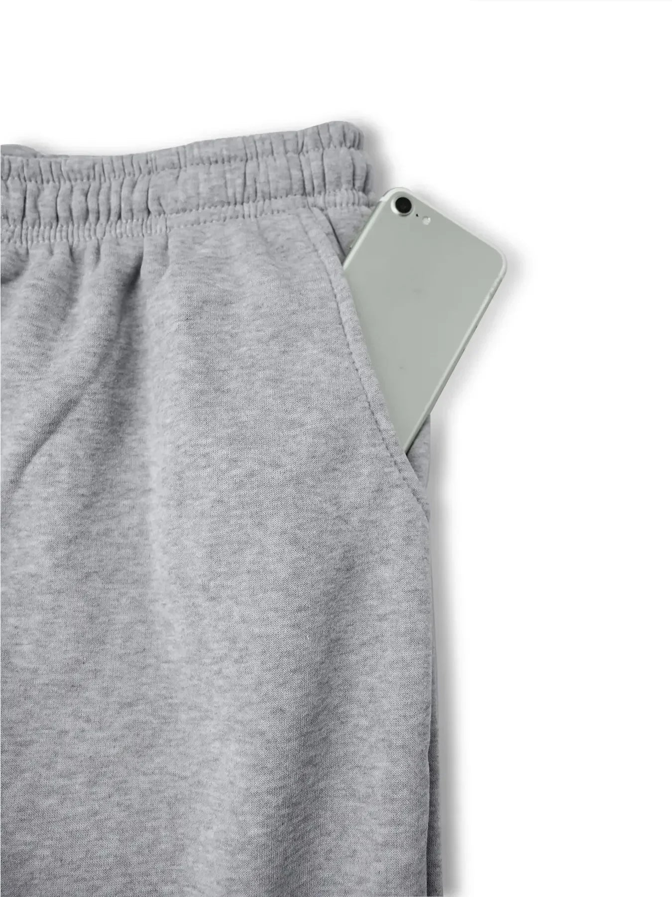 Men's Casual Pants Sweatpants Spring Autumn Fleece Sports Pants Solid Color Gym Trousers Running Workout Jogging Long Pants