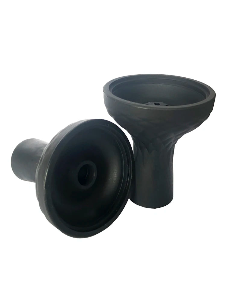 Diameter 8cm  Single or 7 Holes Black Silicone Bowl Shisha Hookah Nargile Sheesha Narguile Chicha Hookah Accessories