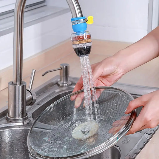 6-layer Filtration Faucet Filter Water Purifier Water Saving Faucet Sprayer Splash Proof Tap Head Attachment Healthier Life