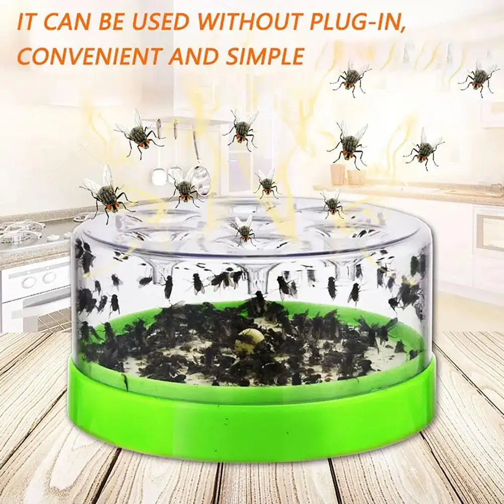 Light Fly Trap Home Pest Control Electric Bug Zapper UV Light Rotating Fly Catcher For Restaurant Kitchen Indoor Outdoor Safe