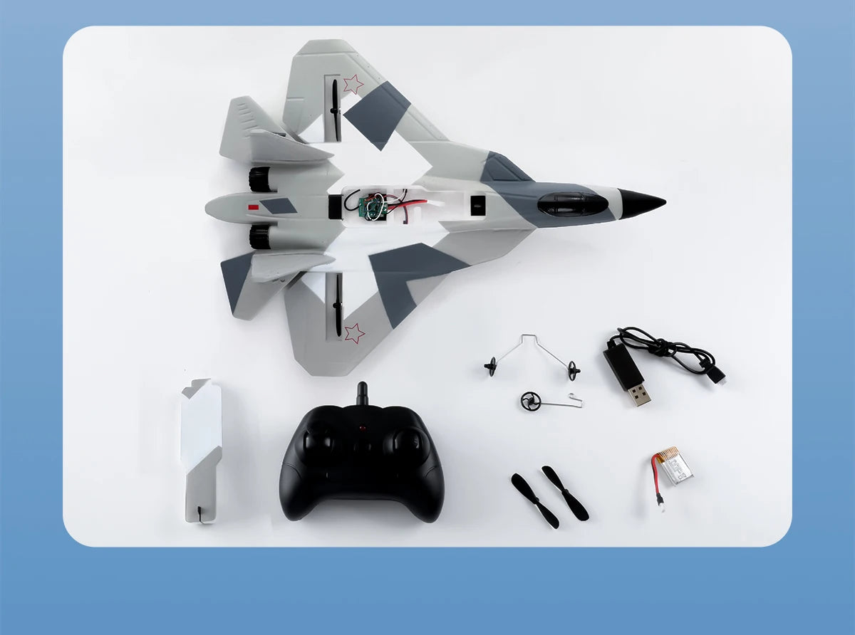 RC Foam Aircraft SU35 Rc Plane 2.4G Radio Control Glider Remote Control Fighter Glider Airplane Foam Boys Toys for Children