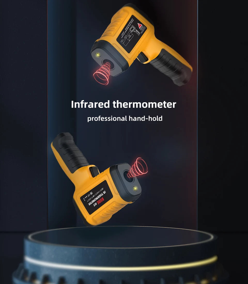 TK HOT BSIDE H3 Infrared Thermometer Gun -50~1400°C Handheld Digital Laser Industrial  Non Contact Temperature Measuring Tester