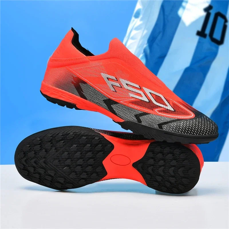 New Men Soccer Shoes High Ankle Breathable Football Boots Ultralight Futsal Non-Slip High-quality Sports Shoes Outdoor Match