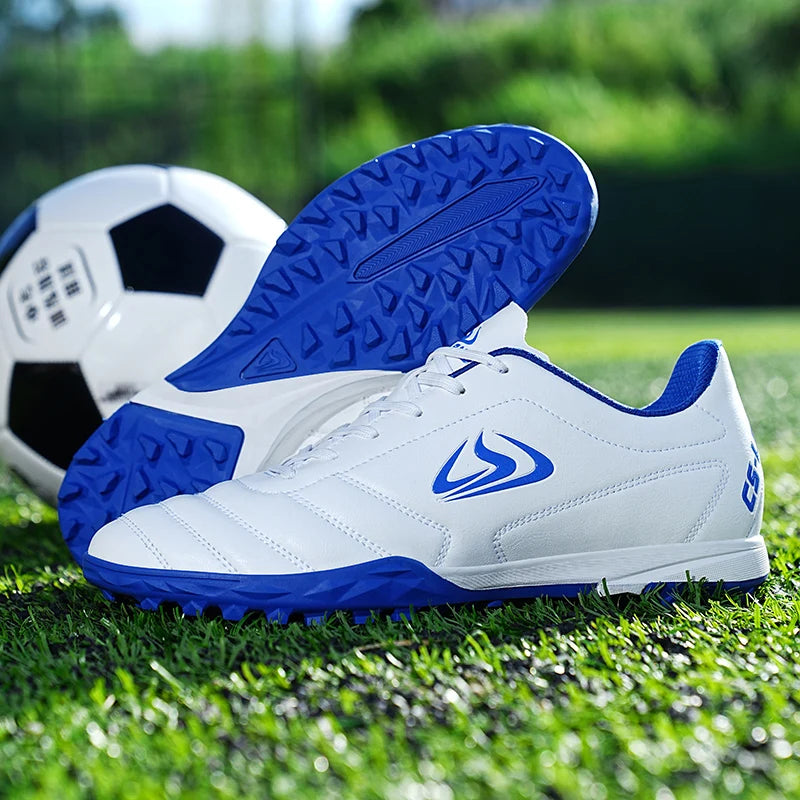 New Men Football Boots Outdoor Soccer Shoes TF FG Grass Cleats Comfortable Training Shoes Match Futsal Breathable Sport Indoor
