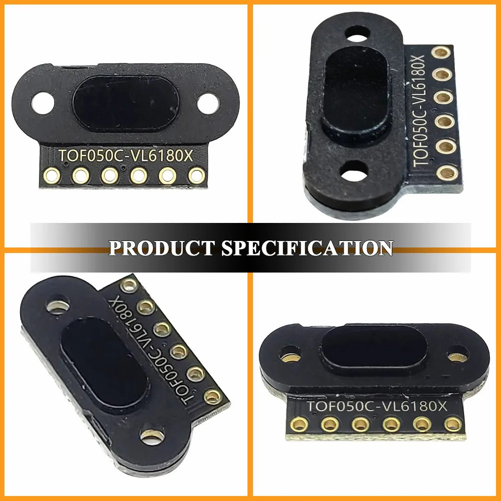 Laser Ranging Sensor Module for Arduino STM32 Measure Flight Distance 50CM 200CM 400CM I2C Output TOF050C TOF0200C TOF0400C