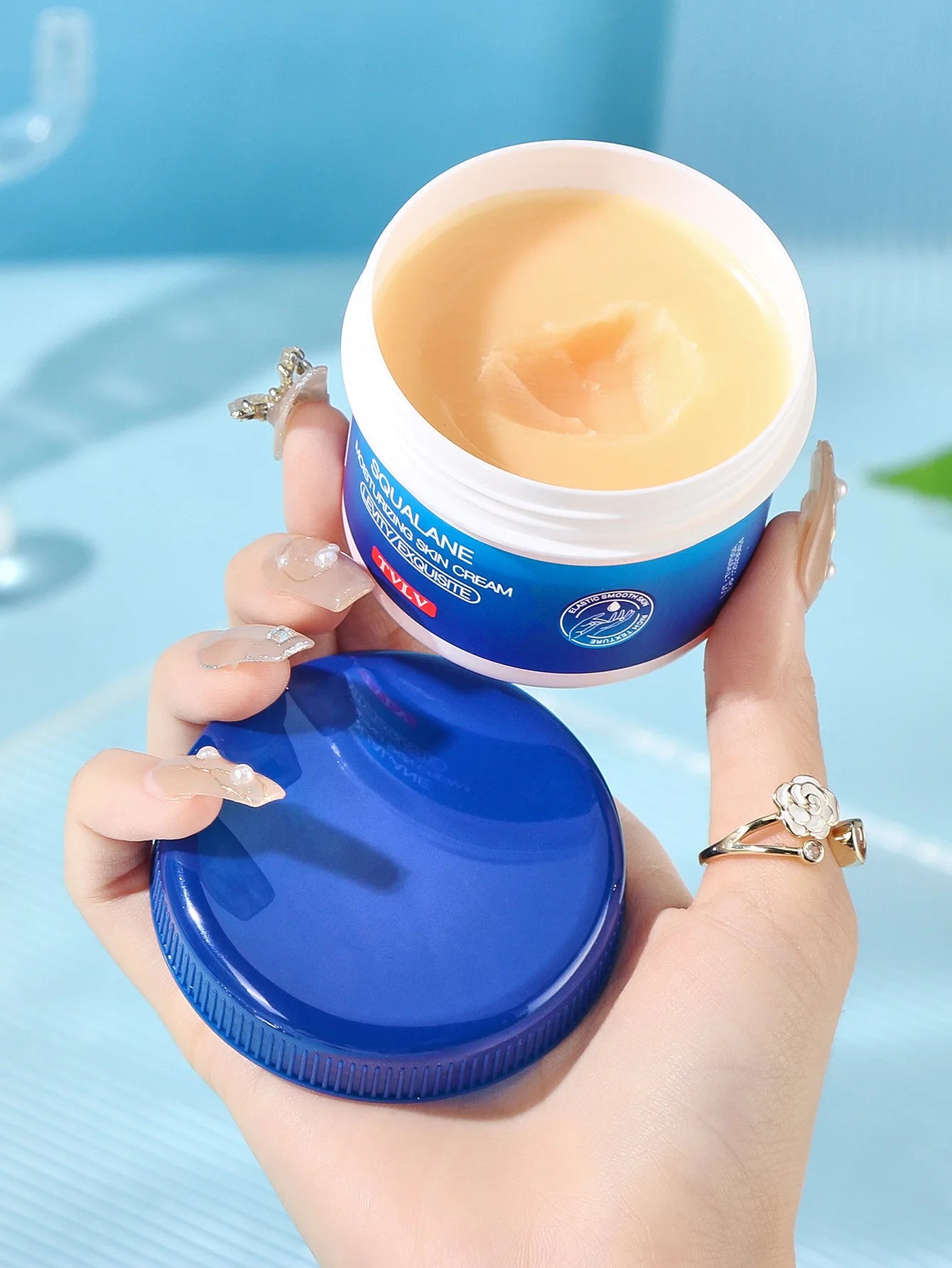 Ultra-Nourishing Squalane Cream for Dry Rough Skin Deeply Moisturizing Prevents Cracking Dryness Hypoallergenic Hand Foot Cream
