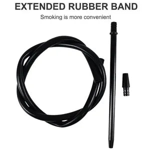Rectangle Hookah Smoking Pipe Set Shisha Narguile Complete with Remote LED Light Shisha Bowls Charcoal Rack Smoking Accessories