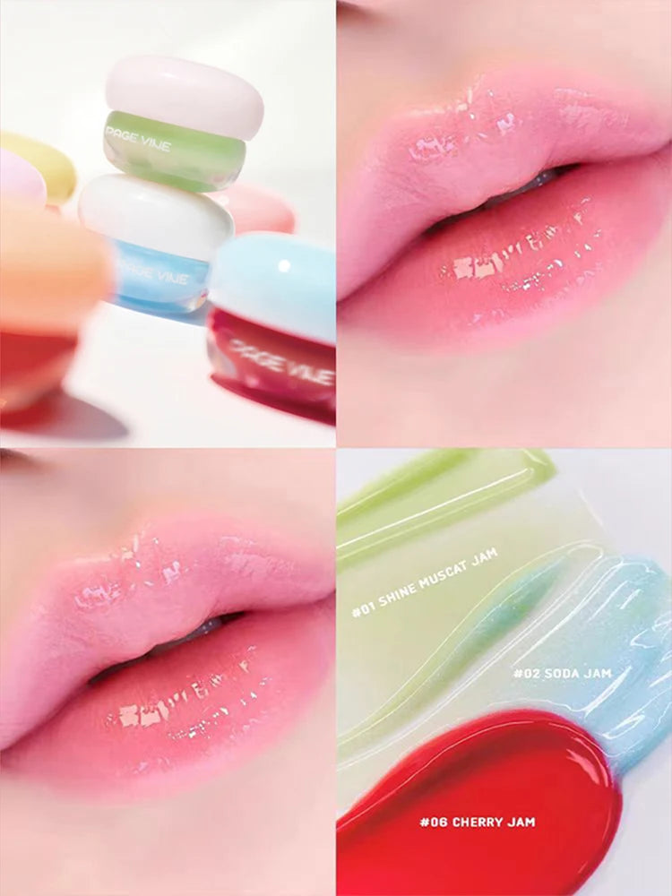 Non-sticky Lip Glosses Mirror Liquid Lipstick Moisturizing Lasting Jelly Clear Lip Gloss Plumping Balm Oil Lip Tint New Cosmetic
