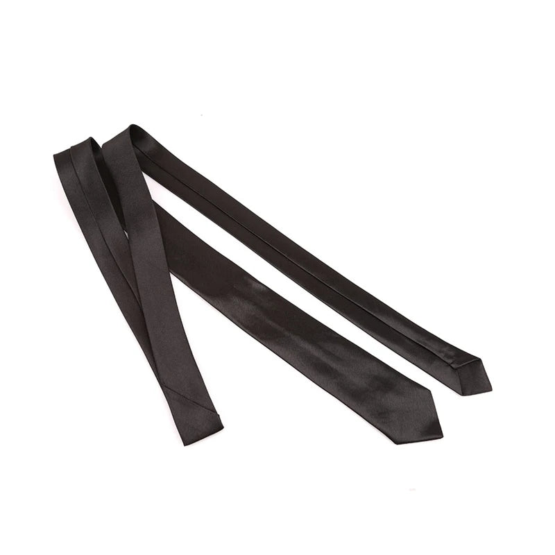 Neck Tie Simple Slim Necktie Women Men's Polyester Narrow Formal Leisure Ties Fashion All-match Daily Shirt Accessories