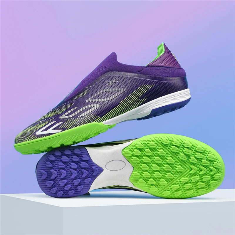 New Men's Football Boots Turf Comfortable Soccer Shoes Sport Ultralight Fg Grass Cleats Futsal Non Slip Indoor Adult Non-Slip