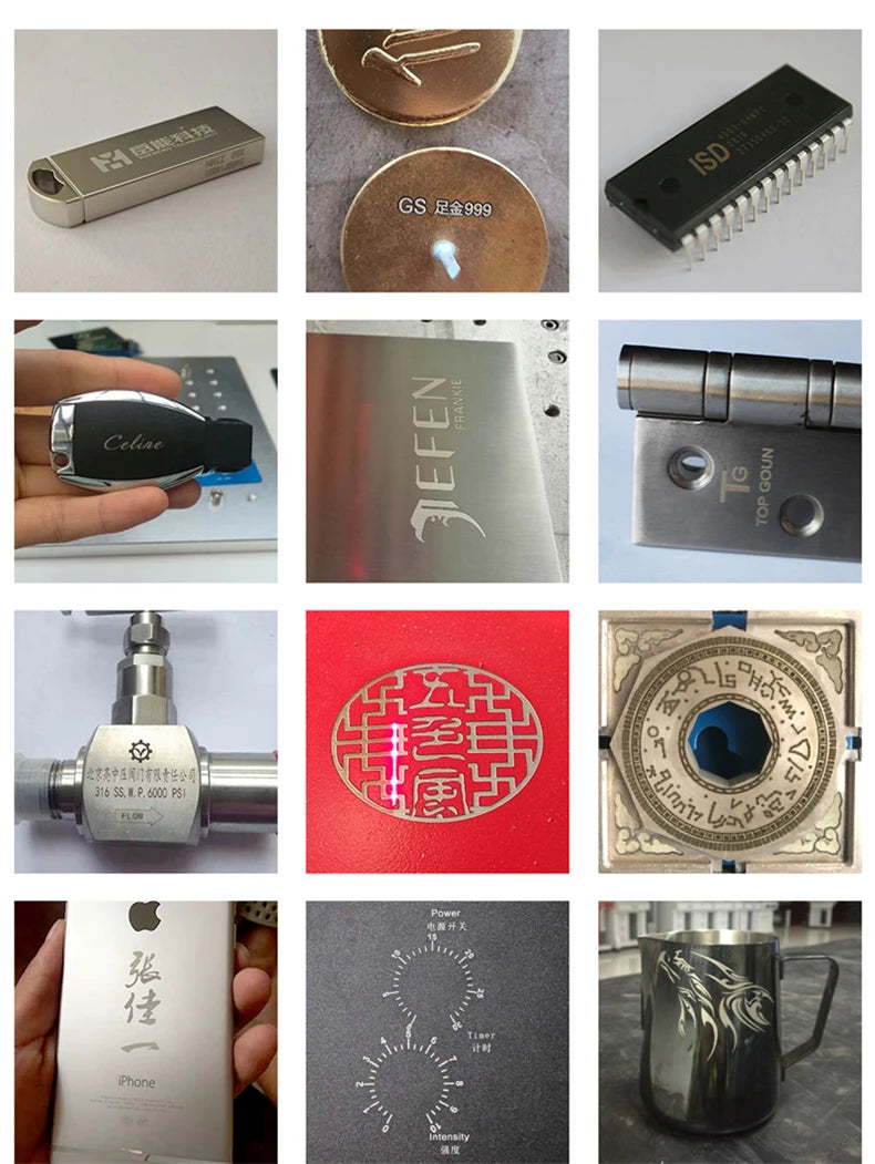 JPT MOPA M7 Fiber Laser Marking Machine 20W 30W 50W 60W 80W 100W Air Cooling Metal Engraver Upgrade Rotation Axis Optional