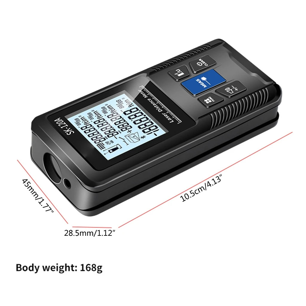 1PC Portable Handheld Lasers Measure Tape Tool Digital Display Distance Meter Intelligent Rangefinder 40m 50m 70m 100m 120m