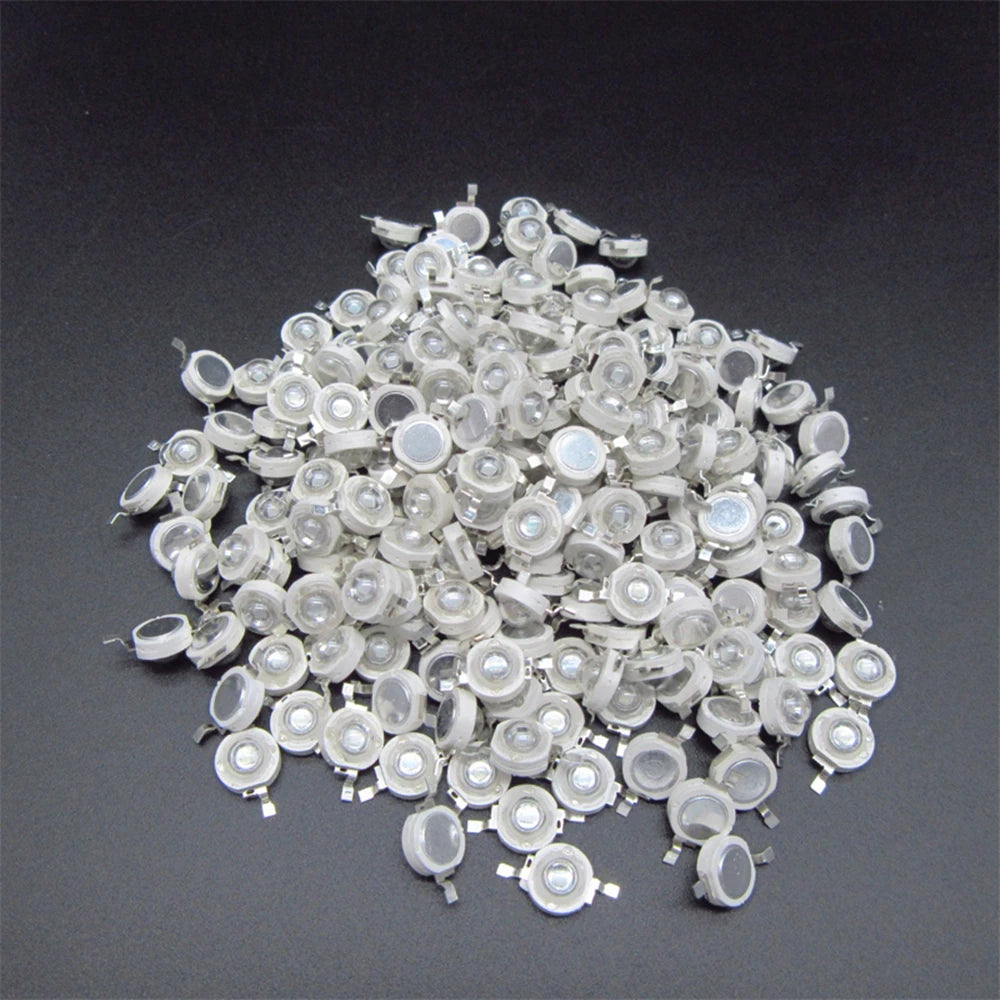 3W UV LED Ultra Violet Color Lamp Chips 365nm 375nm 380nm 385nm 390nm 395nm 400nm 405nm 410nm 420nm 430nm Purple Light Beads
