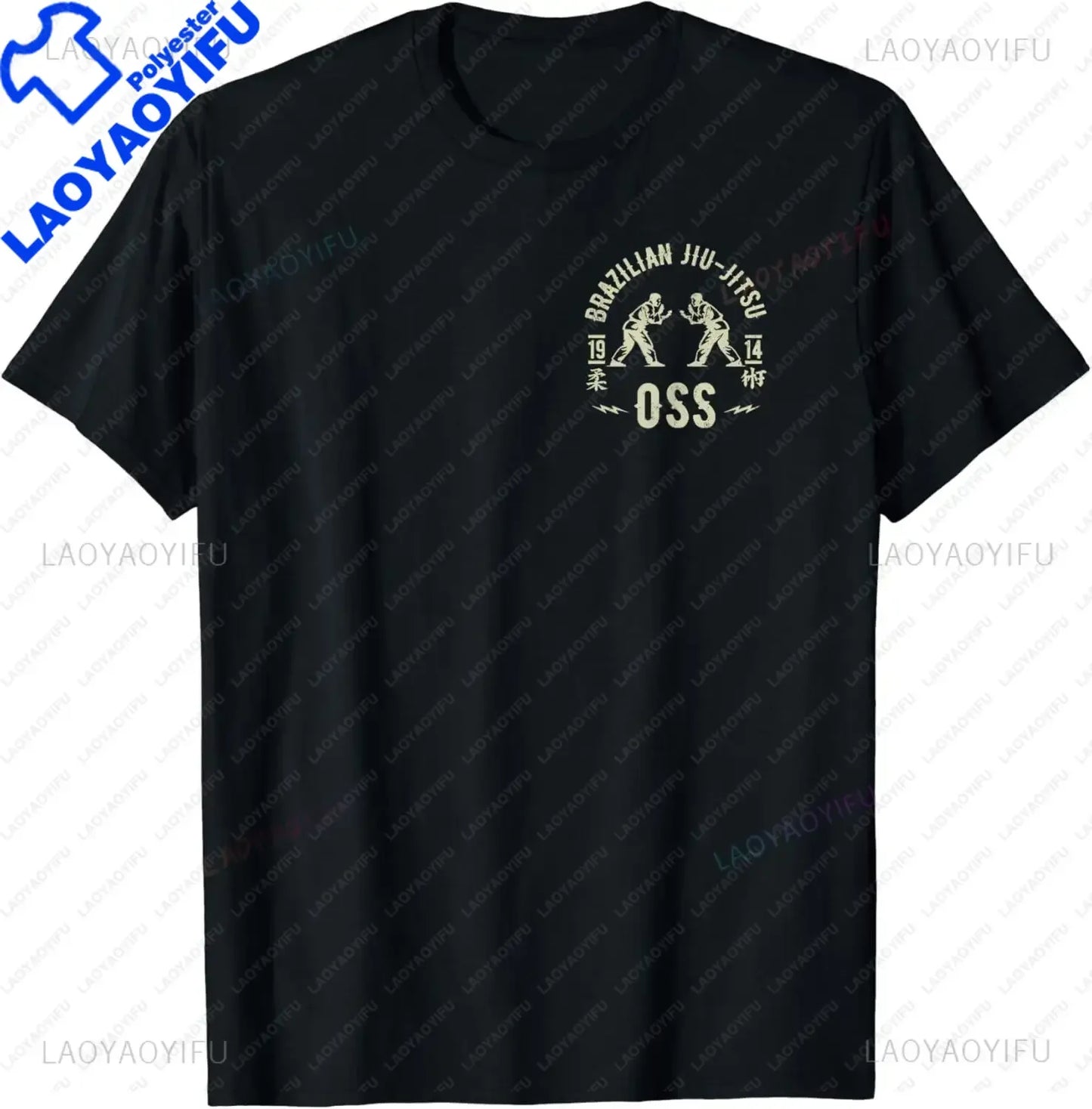 Brazilian Jiu Jitsu Shirt Arte Suave Oss Tshirt BJJ T Shirt T-Shirt  Men Clothing Tops  Streetwear  Camisetas  Vintage T Shirt