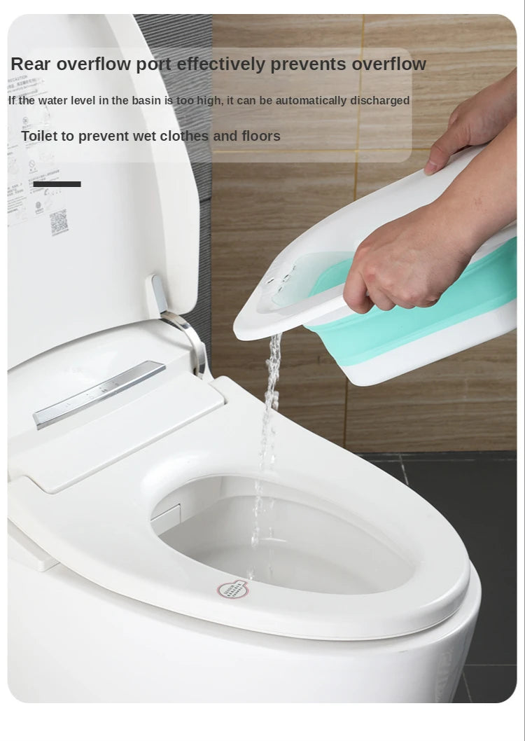 Electric Bidet Washbasin for Pregnant Women Elderly Medicated Tub Private Parts Wash Basin Portable Bidets Personal Hygiene Care