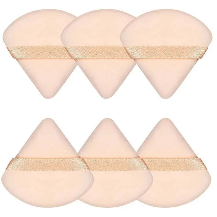 10PCS Puff Triangle Makeup Beauty Sponge Puff Triangle for Powder Makeup Blender Finger Puff Make Up Accessories Cosmetics PF03