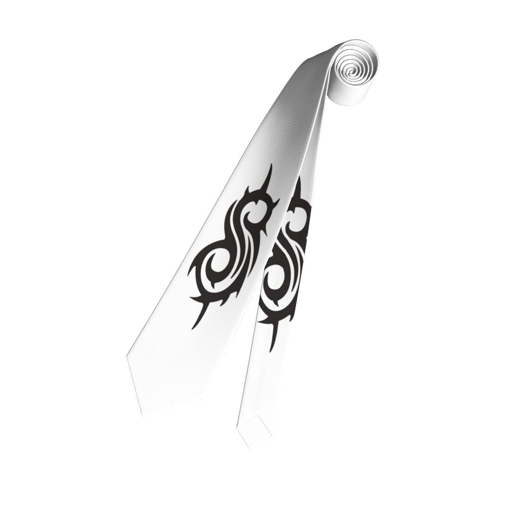 Slipknots Neckties Men's Customized Silk Heavy Metal Rock Music Gift Neck Tie for Office