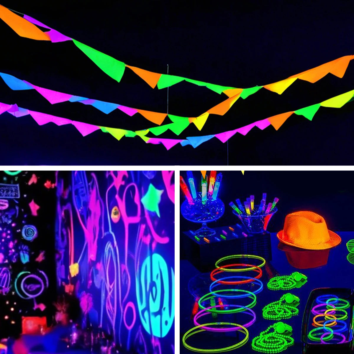 USB uv black light bulb 5V with switch violet light tube suitable for fluorescent birthday party cabinet decoration magic carpet