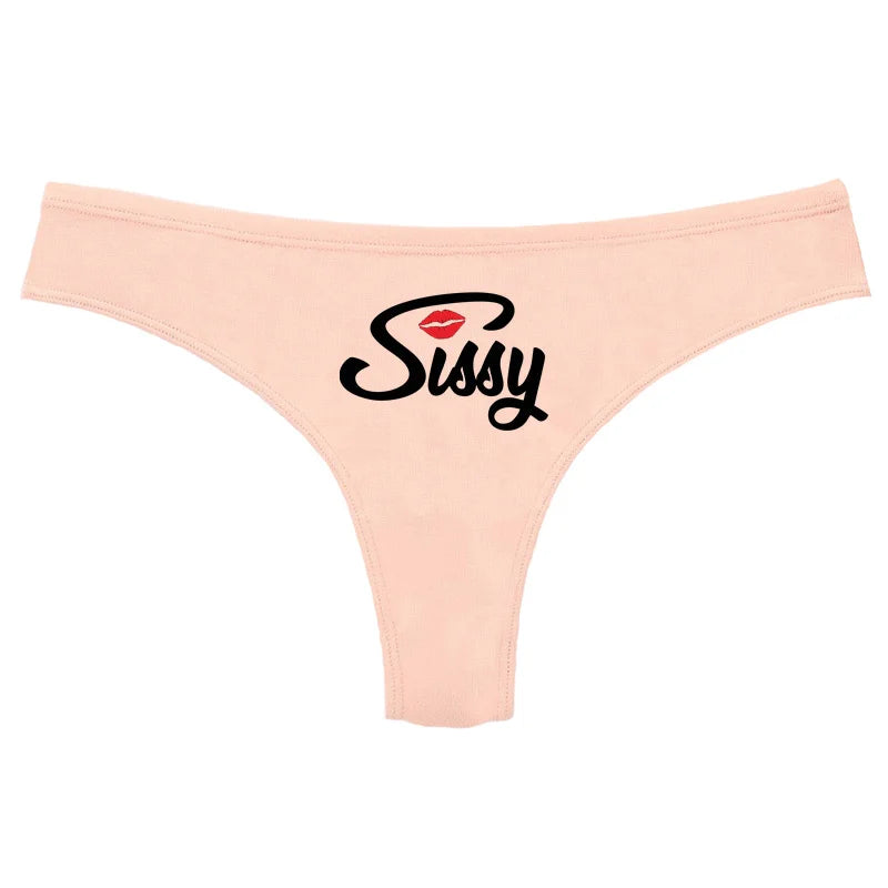 Multicolor Cotton Thongs Low Waist Underwear Thong Sexy Thongs For Women Funny Gifts Couple Gifts Thong Panties Ladies Underwear