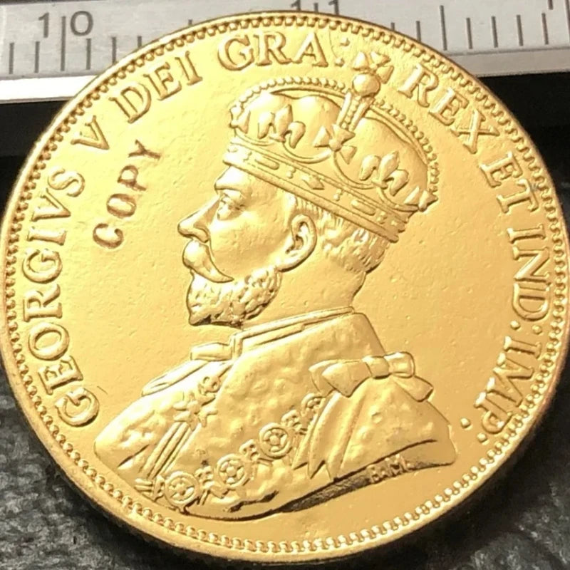 1914 Canada Five dollars Gold Copy Coin