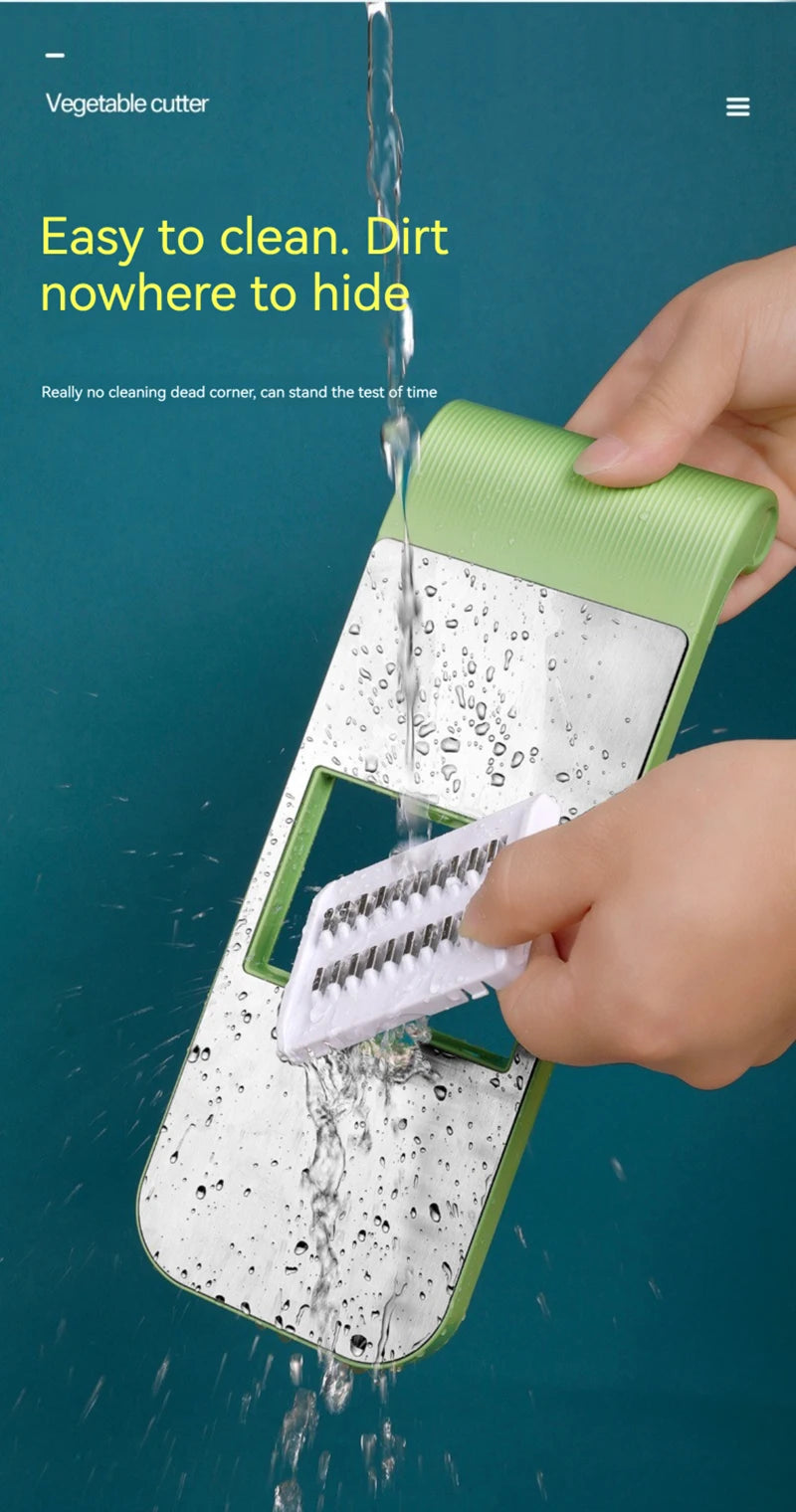 Vegetable Cutter Grater for Vegetables Slicers Shredders Multi Slicer Peeler Carrot Fruit 7 in 1 Vegetable Cutting Kitchen Tools