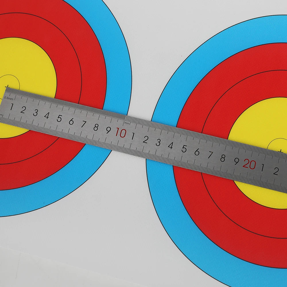 Archery Target Paper 10pcs Standard Competition Target for Recurve Compound Bow Hunting Shooting Practice Archery Accessories