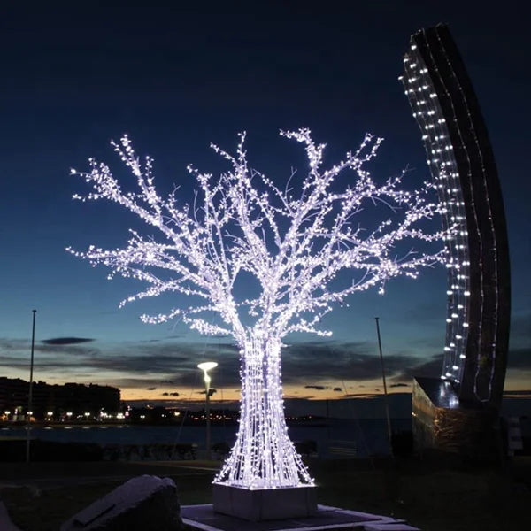 Christmas Holiday Street Decoration Fancy LED Christmas Tree Motif Lights for Street Shopping Mall Decoration