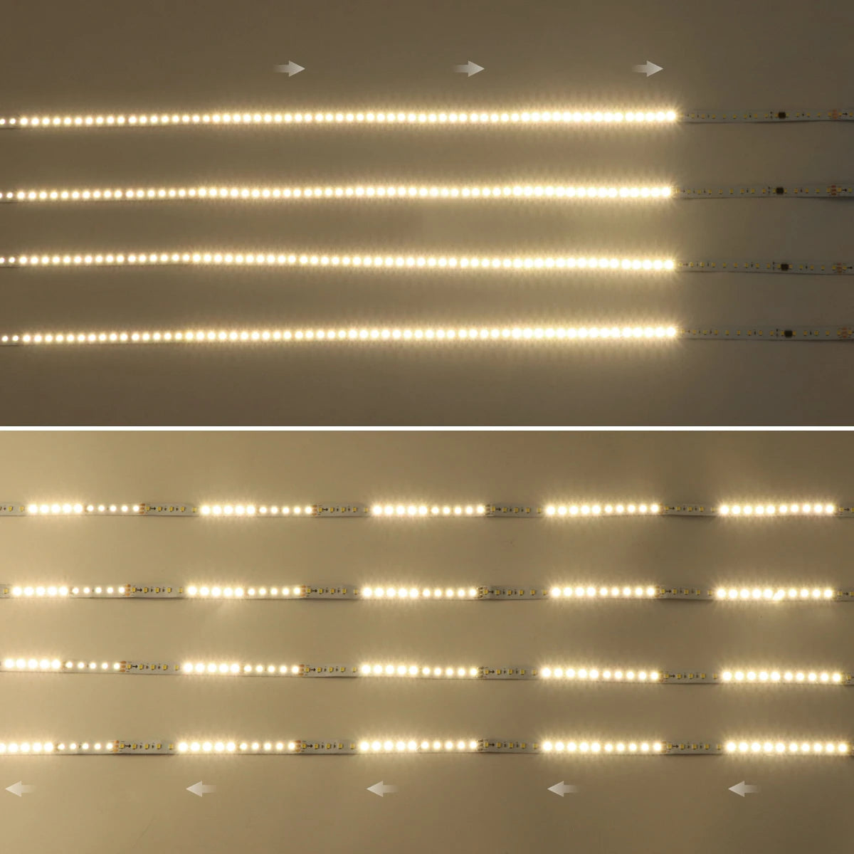 Multiple Rolls LED Strip Ligths Horse Racing Water Fllowing Light Wave Chasing Effect WS2811 Control IC DC24V 5M 10M Decor Lamp