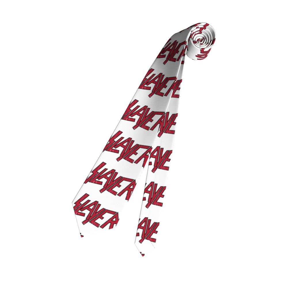 Slipknots Neckties Men's Customized Silk Heavy Metal Rock Music Gift Neck Tie for Office