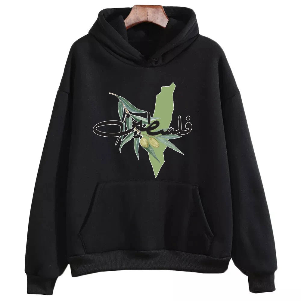 Palestine Arabic Palestinians Men Women Printed Hoodies Folklore Thobe for Girls Autumn and Winter Hoodie Pullover Sweatshirts