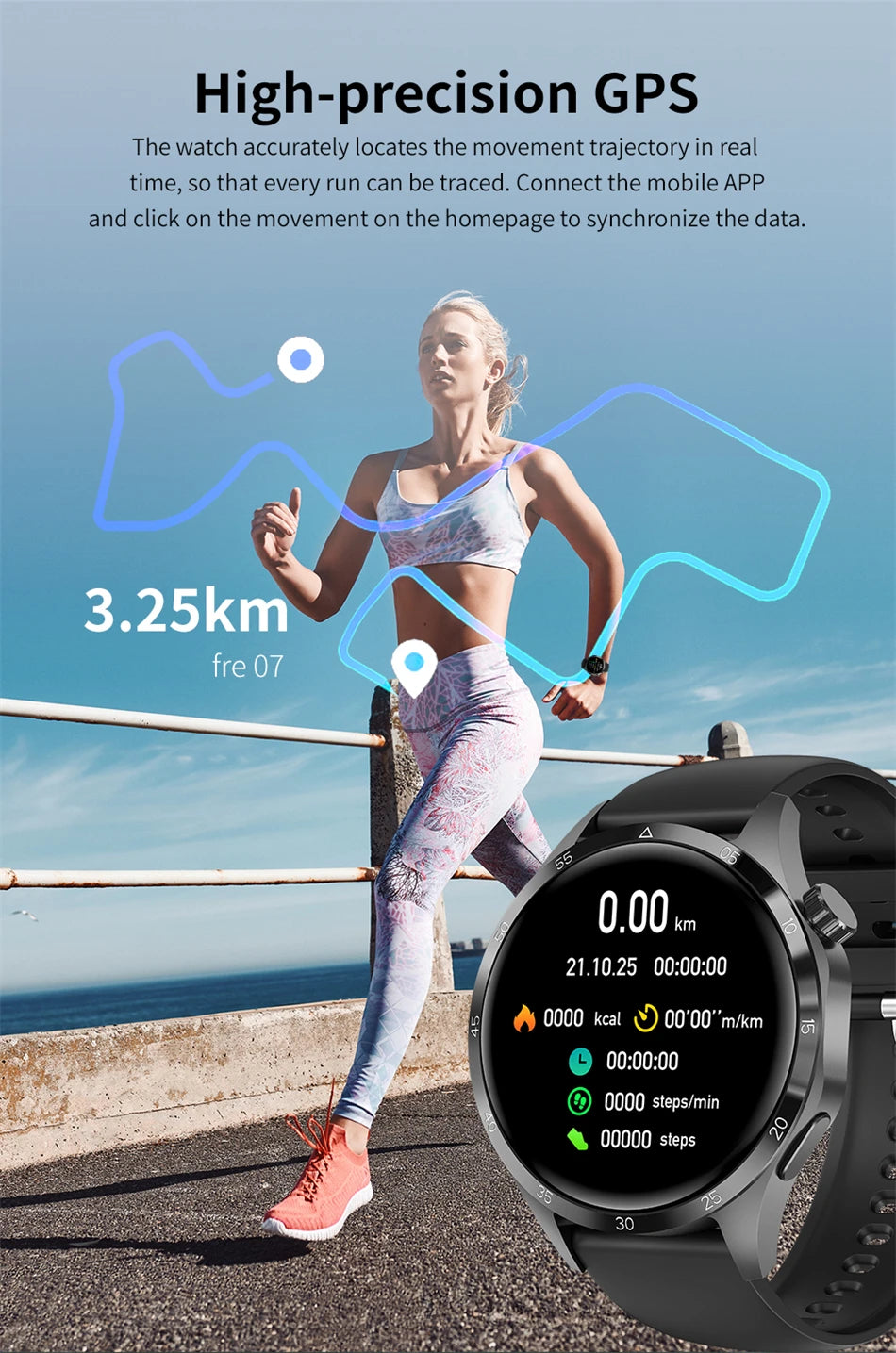 2025 New Men Watch 4 Pro 1.43 inch 360*360 AMOLED HD Screen Bluetooth Call Health Monitoring Men Watch Men For Android IOS clock