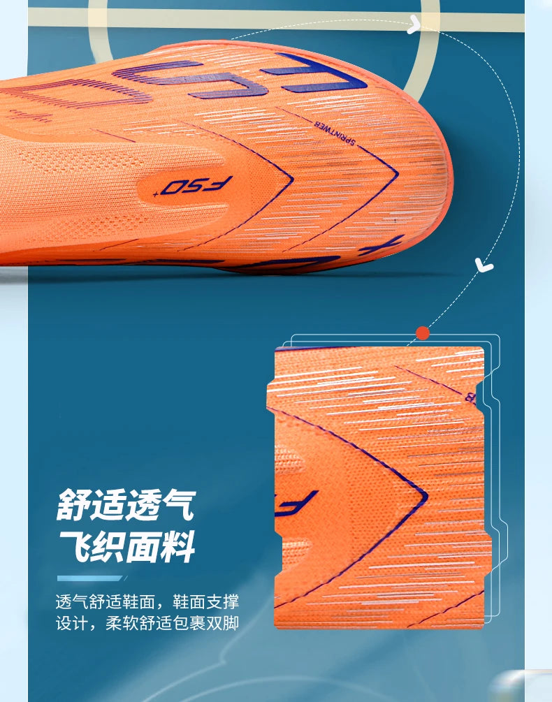 High Quality Mens Football Boots F50 Youth FG/TF Training Studded Fast Soccer Cleats Boys Non Slip Football Shoes for Man 35-45