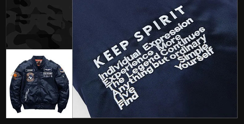 Men's winter jacket 2025 model  Thick and warm coat Men's flight jacket  Thick and warm padded coat - With a stand-up collar