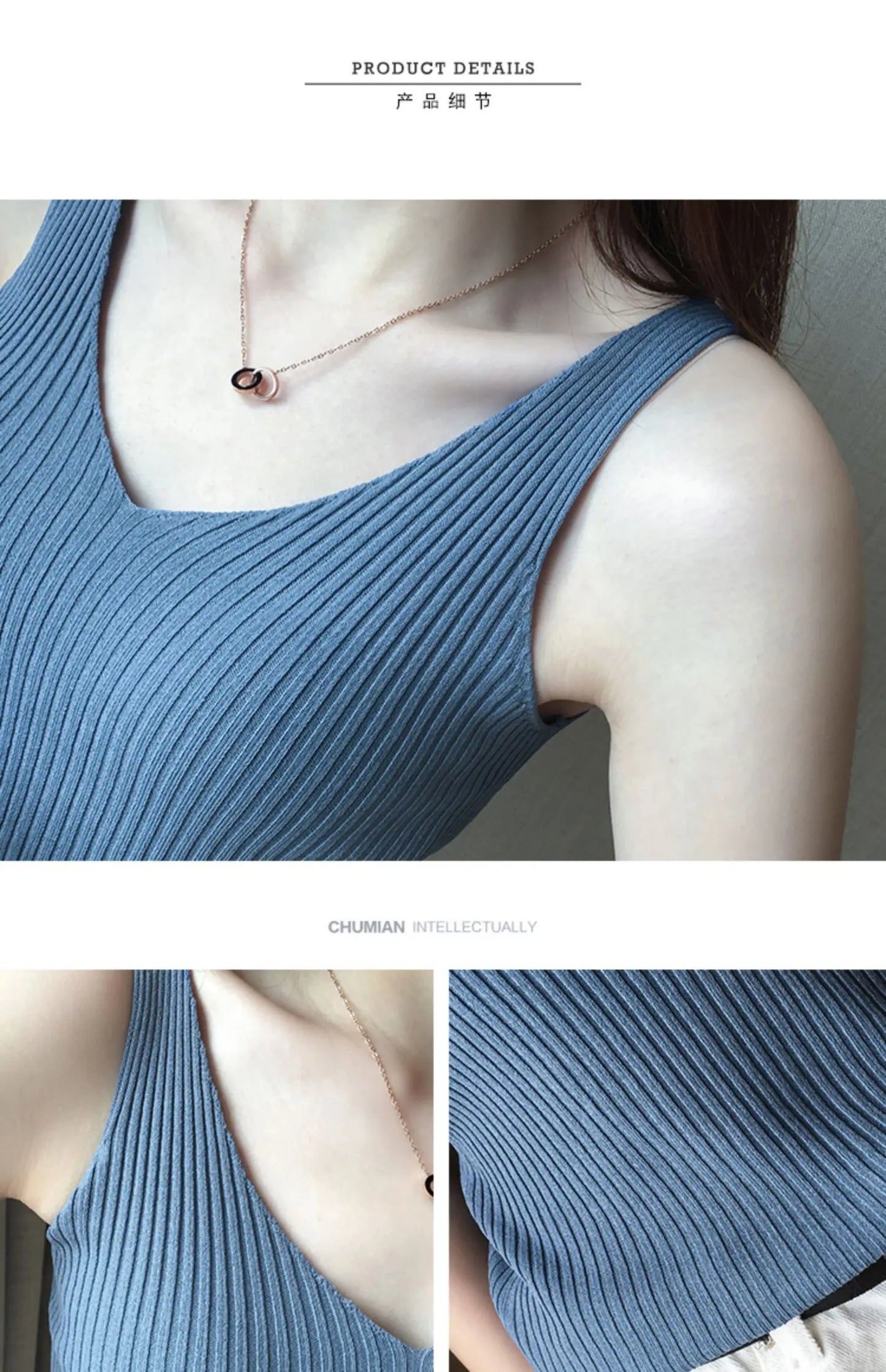 Summer Casual Tank Top Women Sleeveless Knitted T-Shirts Female Elastic Slim Vests Crop Tops Tanks & Camis Pullover Shirts