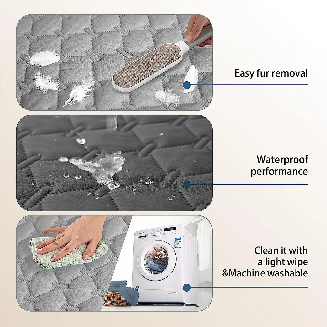 Waterproof Pet Mattress Non-slip Reusable Pet Pad Protective Cat Sofa Cushion Light Easy Clean Small Dog Mat in Spring
