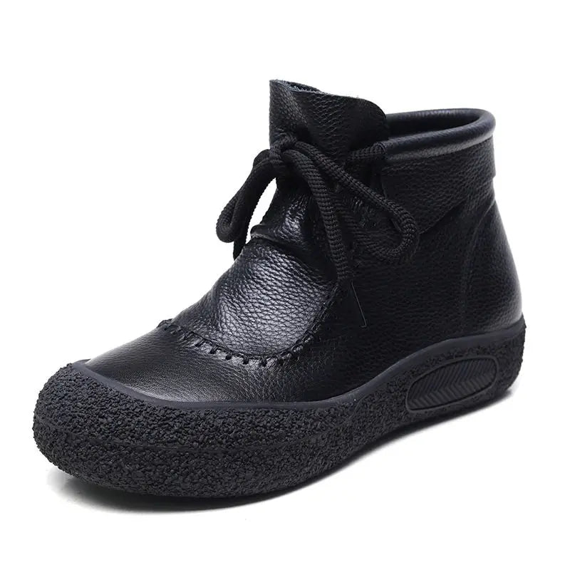 2024Women's Shoes National Style Antiskid Soft Soled Flat Shoes Casual Short Boots Autumn and Winter New Women's Boots