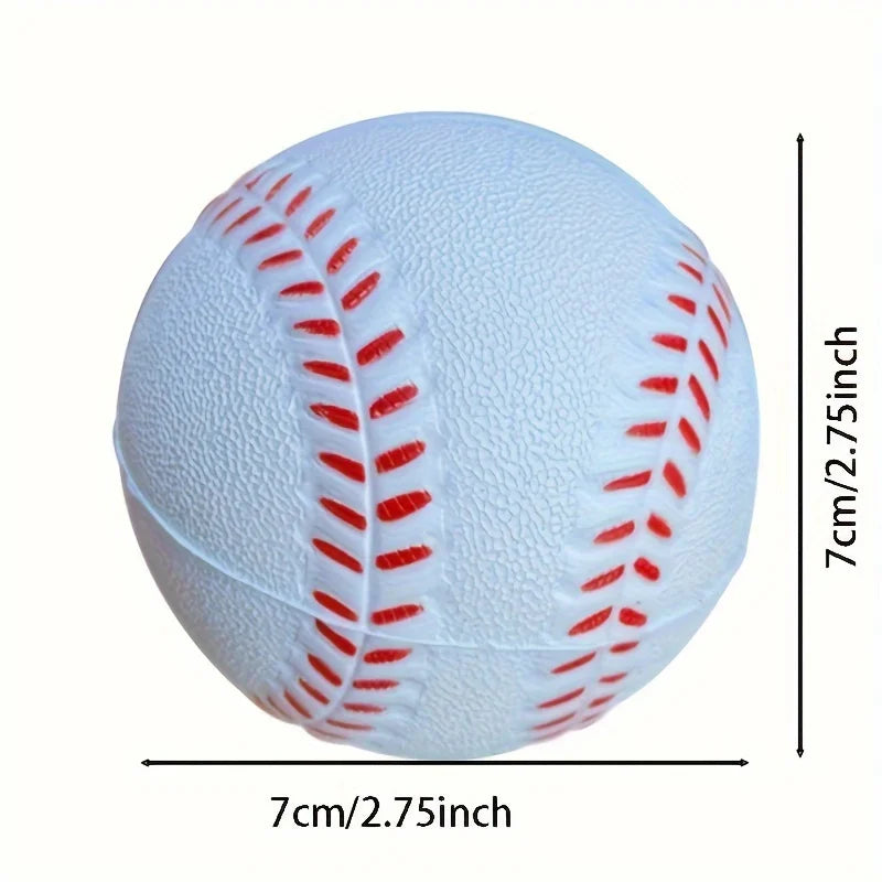 9 inches 7cm Unisex-Adult Lightweight Training Softball - Durable & Safe Elastic PU Foam Baseball For Indoor/Outdoor Recreation