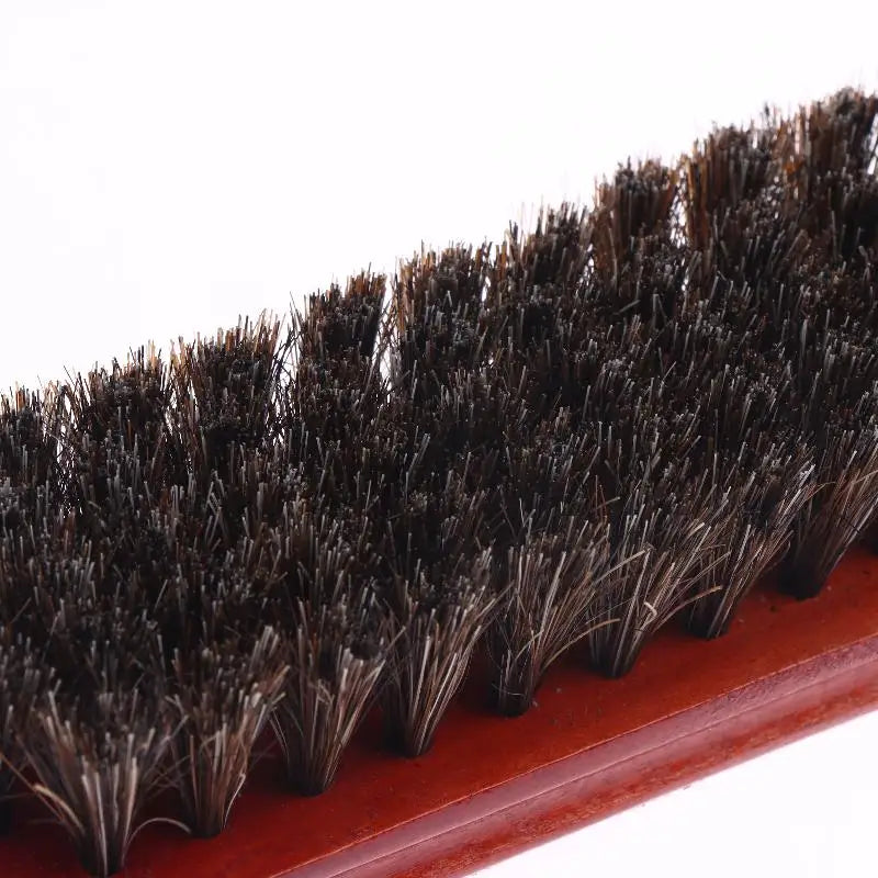 1Pcs Horse Hair Shoe Brush Polish Horsehair Leather Soft Polishing Tool Bootpolish Cleaning Brush For Suede Nubuck Boot