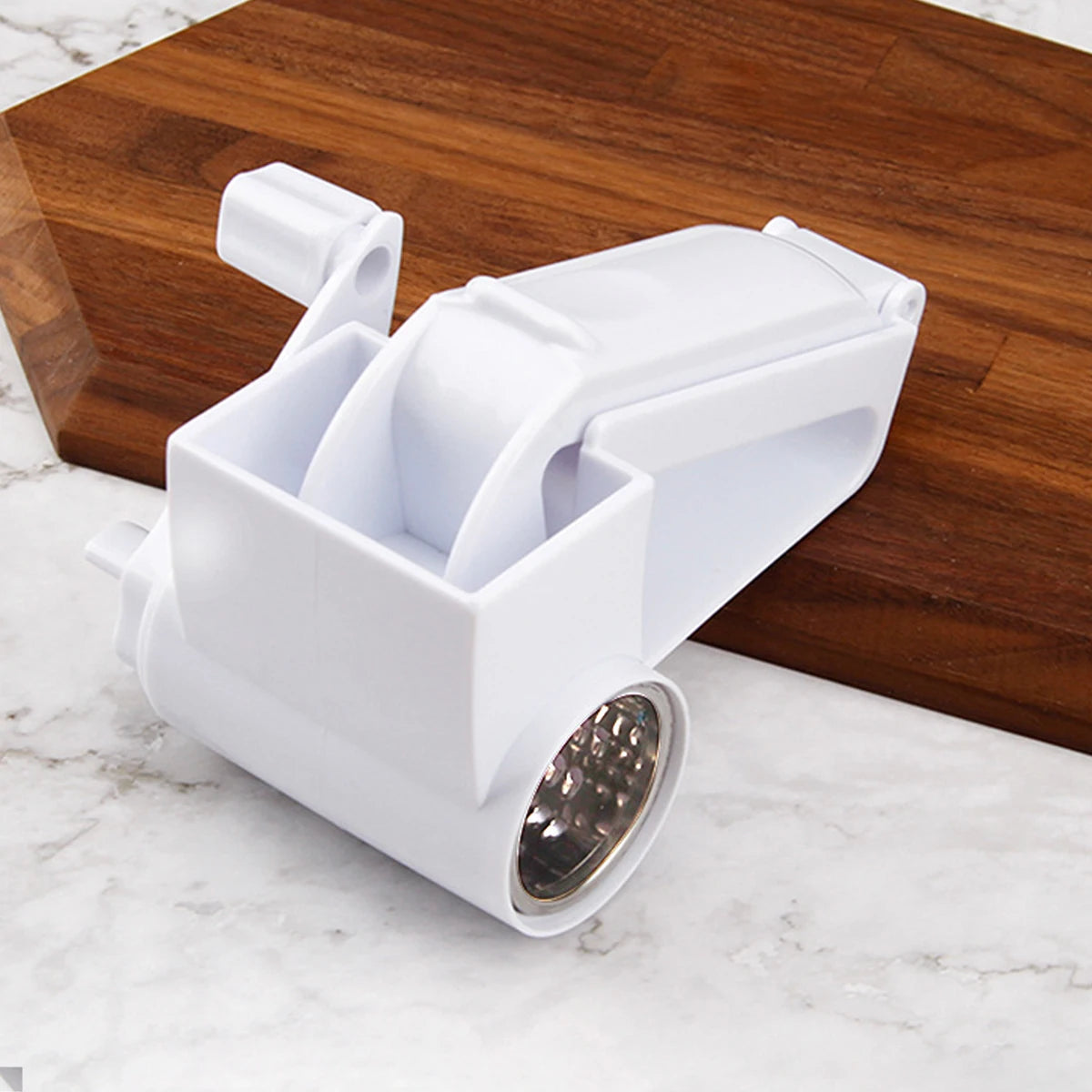 Leeseph Rotary Cheese Graters, Manual Handheld Cheese Cutter with Stainless Steel Drum, Hand Crank Kitchen Tool for Chocolate