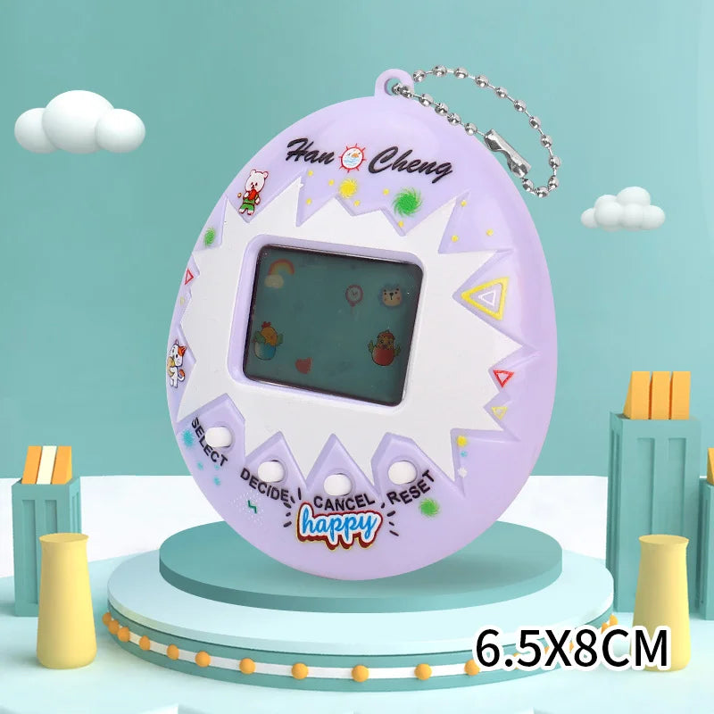 Tamagotchi 1Pcs Children's electronic Pet 168 Pets In 1 Virtual Cyber kid Digital Pet Toy Pixel Funny Gift Play Toy keychain BTJ