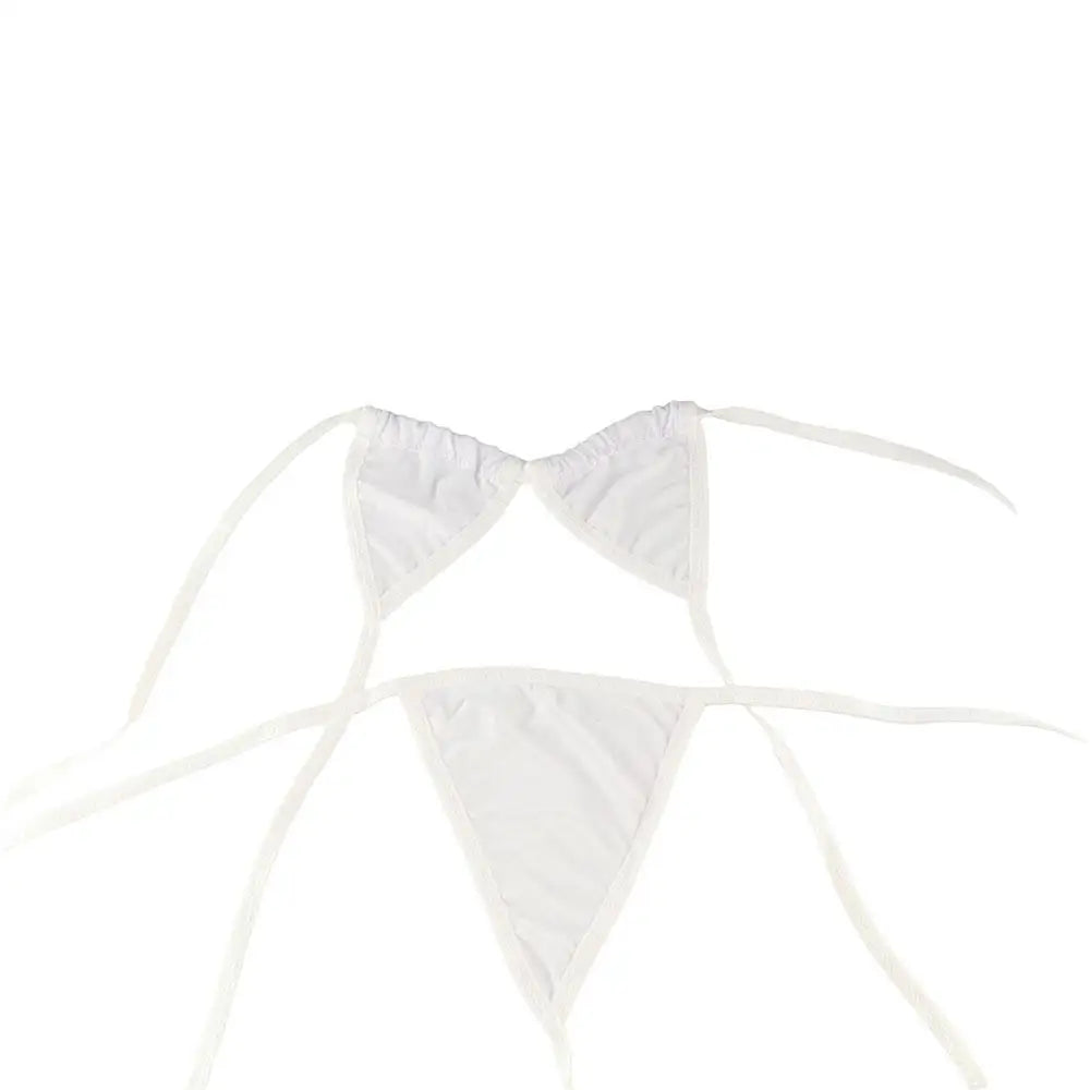 Lingerie Women Bra G-String Tops Bikini Set Swimsuit Micro Swimwear