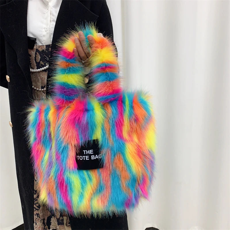Large The Tote Bags for Women Winter Fashion New Shoulder Messenger Bag Female Designer Brand Sling Cross Handbags High Quality
