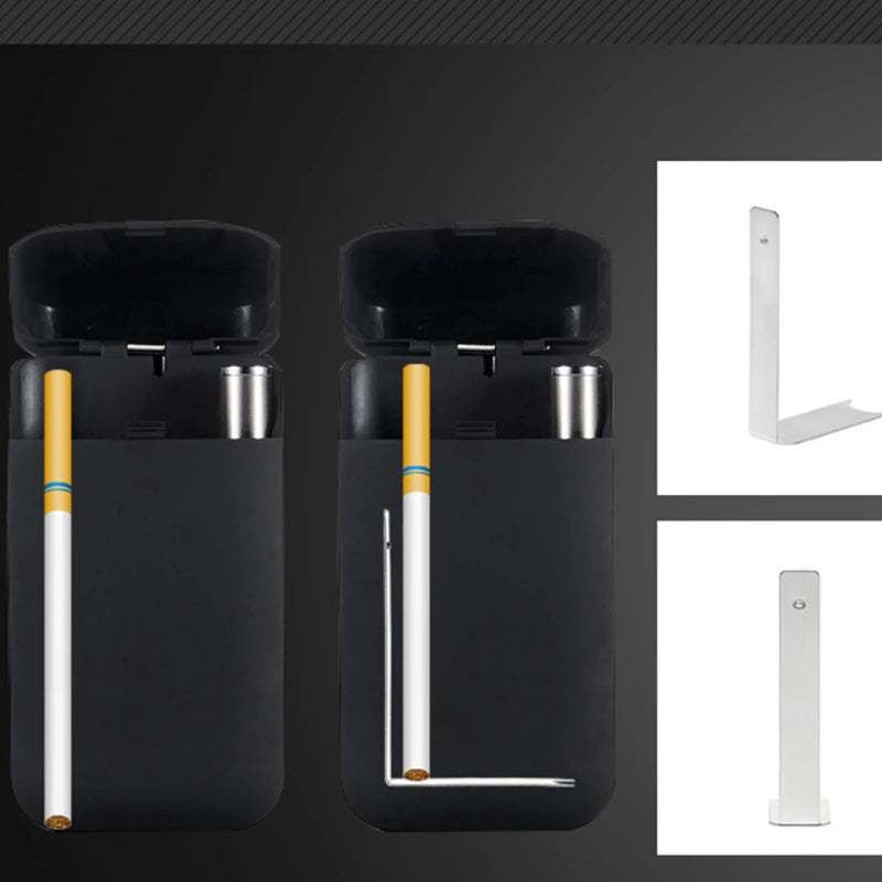 Small Cigarette Case Lighter Integrated USB Rechargeable Windproof Lighter Creative Split Cigarette Lighter Men's Gadget