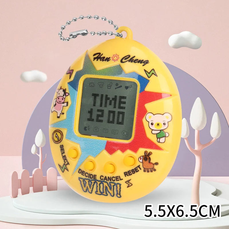 Tamagotchi 1Pcs Children's electronic Pet 168 Pets In 1 Virtual Cyber kid Digital Pet Toy Pixel Funny Gift Play Toy keychain BTJ