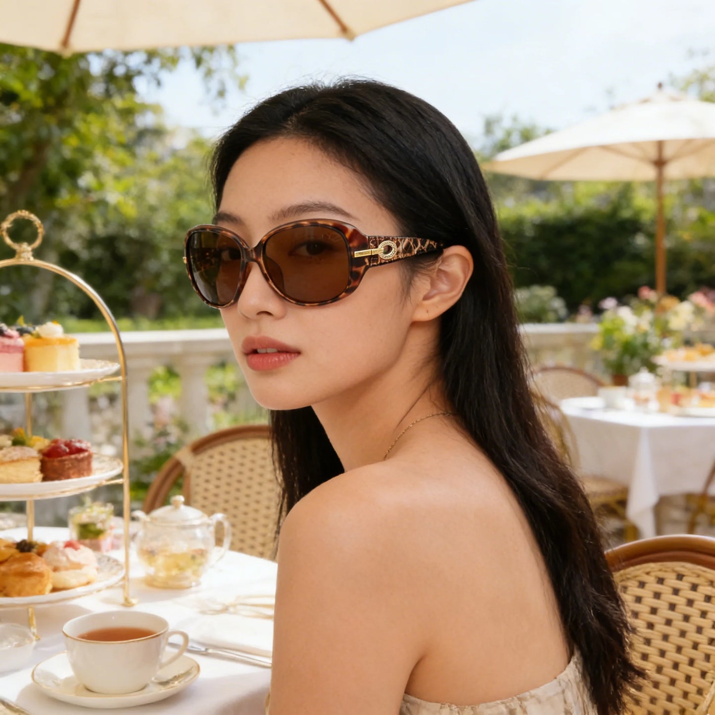 Polarized Sunglasses Trendy Sunglasses Women Polarized Sunglasses Oversized Ladies Sun Glasses Female Eyewear S09